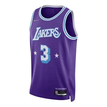 Nike NBA Los Angeles Lakers City Edition Swingman Jersey 'Anthony Davis #3' Court Purple 2021 (DB4032-505)