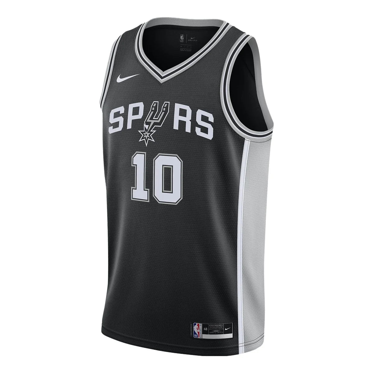 Nike NBA San Antonio Spurs Icon Edition Swingman Jersey 'DeMar DeRozan #10' Black 2020 (CW3682-016)