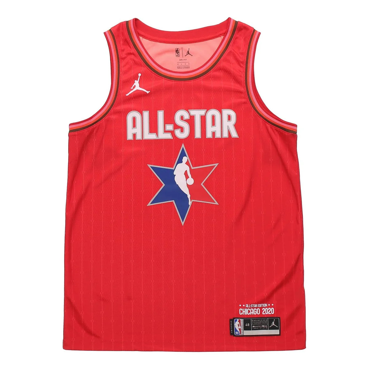 Jordan Brand NBA All-Star Jersey 'Russell Westbrook #0' Red Chicago 2020 (CJ1063-661)