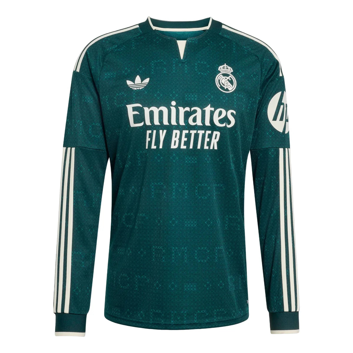 adidas Real Madrid 26/27 Away Long-Sleeve Jersey 'Aurora Ivy' (KC3970)