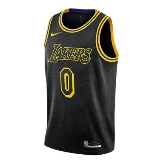 Nike NBA Los Angeles Lakers City Edition Jersey 'Kyle Kuzma #0' Black 2017 (DJ1433-012)