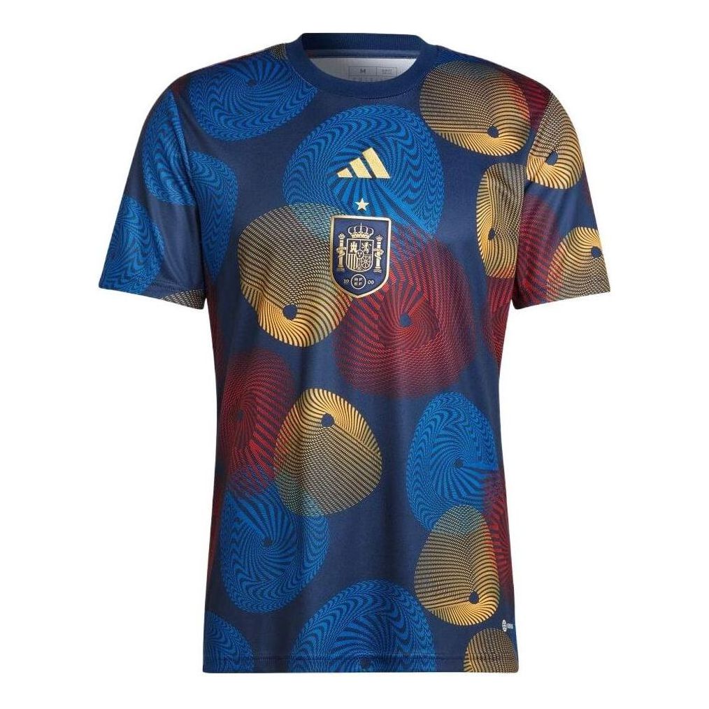 adidas Spain Pre-Match Jersey Blue (HF1421) - Asia Sizing