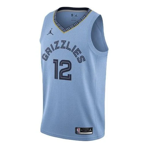 Jordan Brand NBA Memphis Grizzlies Statement Edition Swingman Jersey 'Ja Morant #12' Powder Blue 2020 (CV9482-422)
