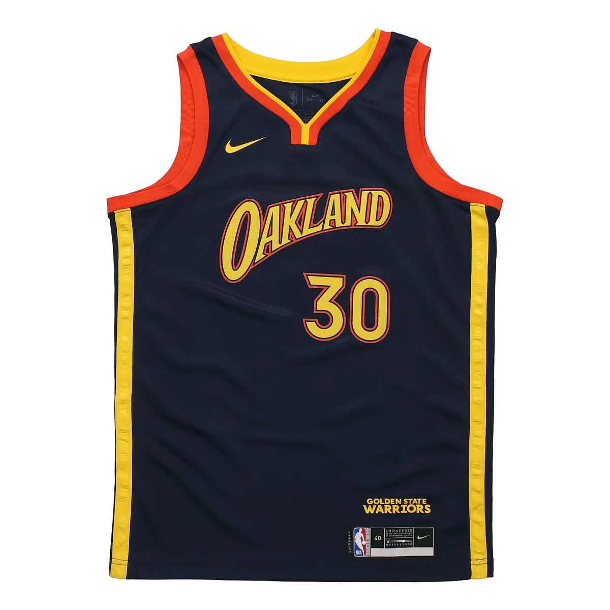 Nike NBA Warriors City Edition Swingman Jersey 'Stephen Curry #30' Navy 2020 (CN1729-421)