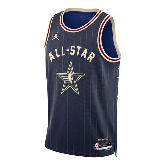 Jordan NBA All-Star Jersey 'Tyrese Haliburton' Navy Pinstripe 2024 (FQ7739-439)
