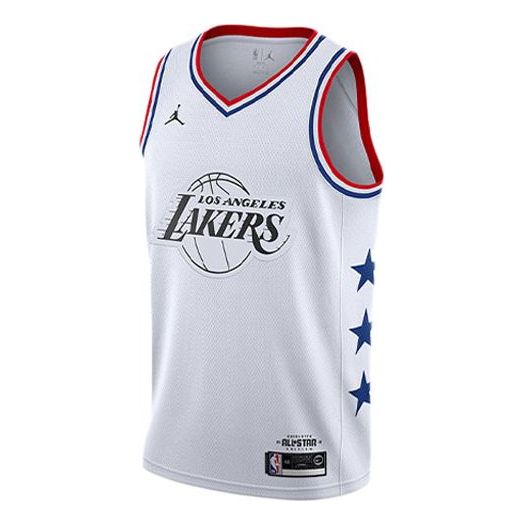 Jordan Brand NBA Los Angeles Lakers All-Star Edition Swingman Jersey 'LeBron James #23' White 2019 (AQ7297-106)
