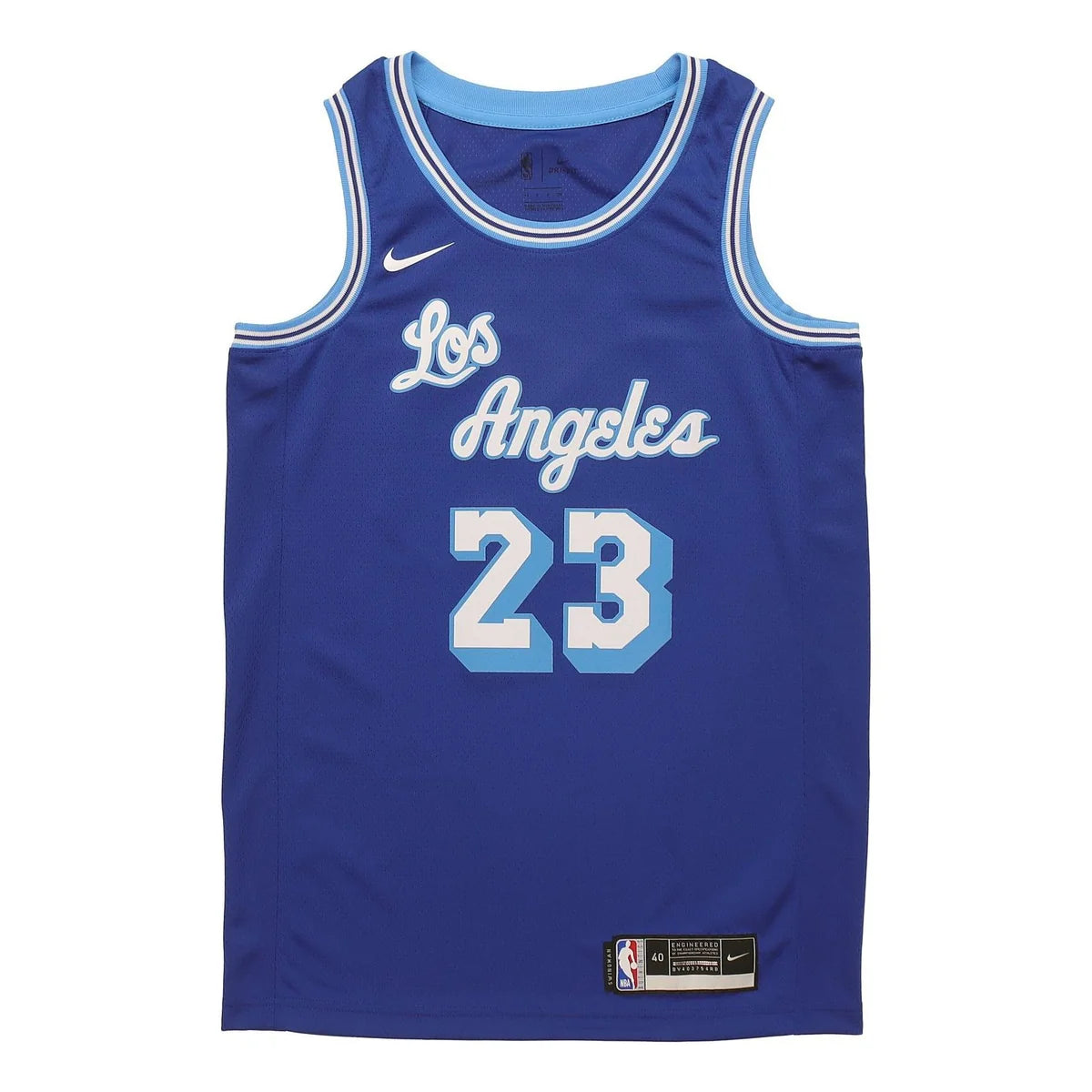 Nike NBA Los Angeles Lakers Classic Edition Swingman Jersey 'LeBron James #23' Royal Blue 2020 (CN1027-404)