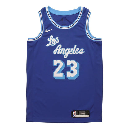Nike NBA Los Angeles Lakers Classic Edition Swingman Jersey 'LeBron James #23' Royal Blue 2020 (CN1027-404)