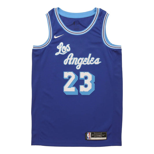Nike NBA Los Angeles Lakers Classic Edition Swingman Jersey 'LeBron James #23' Royal Blue 2020 (CN1027-404)