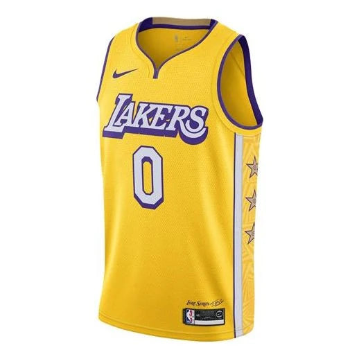 Nike NBA Los Angeles Lakers Lore Series Swingman Jersey 'Kyle Kuzma #0' Gold 2019-20 (AV4646-728)