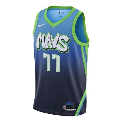 Nike NBA Mavericks City Edition Swingman Jersey 'Luka Dončić #77' Blue Gradient 2019 (AV4632-465)