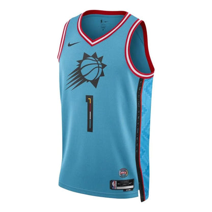 Nike NBA Phoenix Suns 2022/23 City Edition Swingman Jersey 'Devin Booker #1' Turquoise (DO9607-416)
