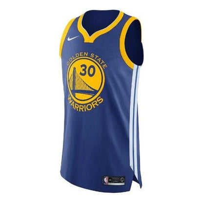 Nike NBA Golden State Warriors Icon Edition Authentic Jersey 'Stephen Curry #30' Blue (CW3444-498)