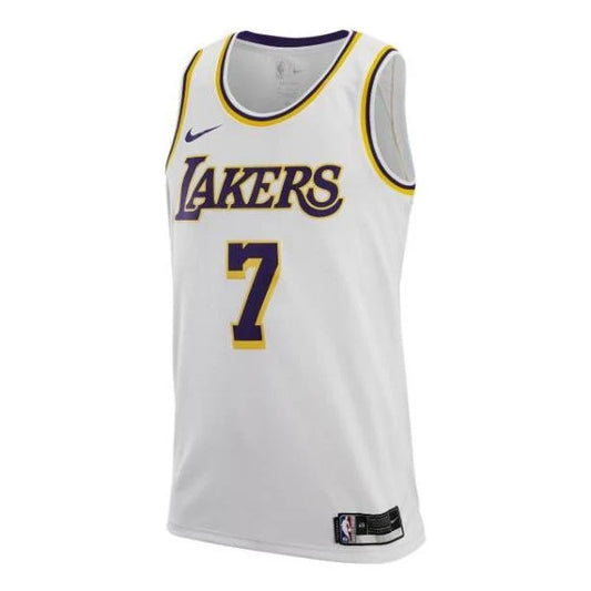 Nike NBA Los Angeles Lakers Association Swingman Jersey 'Carmelo Anthony #7' White (CW3595-105)