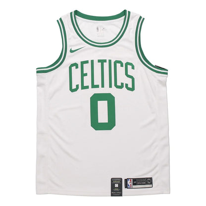 Nike NBA Boston Celtics Association Edition Swingman Jersey 'Jayson Tatum #0' White Green (864403-101)