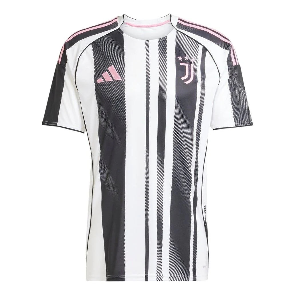 adidas Juventus 2025/26 Home Jersey White/Black (JJ4320) - Asia Sizing
