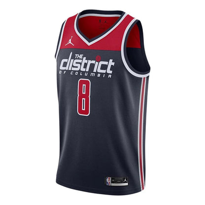 Jordan Brand NBA Wizards Statement Edition Jersey 'Rui Hachimura #8' Navy 2021 (CV9497-420)
