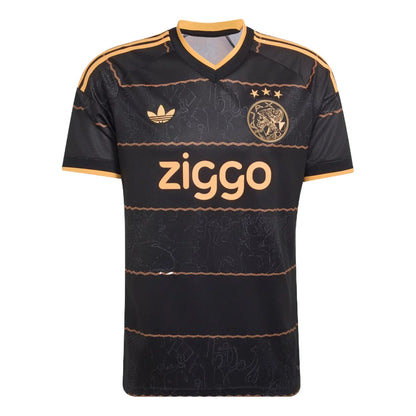 adidas Ajax Amsterdam 26/27 Away Jersey 'Black / Hazy Orange' (JZ4693)