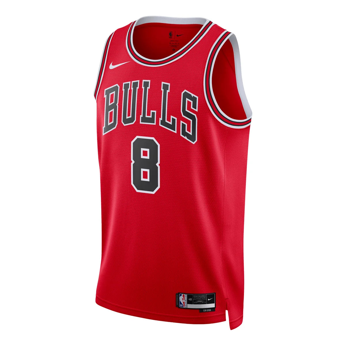 Nike NBA Bulls Icon Edition Jersey 'Zach LaVine #8' Red 2022 (DN2000-671)