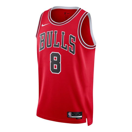 Nike NBA Bulls Icon Edition Jersey 'Zach LaVine #8' Red 2022 (DN2000-671)