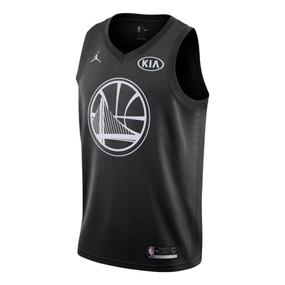 Jordan NBA Golden State Warriors All-Star Swingman Jersey 'Stephen Curry #30' Black 2018 (928873-011)