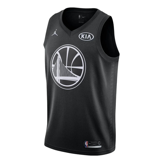 Jordan NBA Golden State Warriors All-Star Swingman Jersey 'Stephen Curry #30' Black 2018 (928873-011)