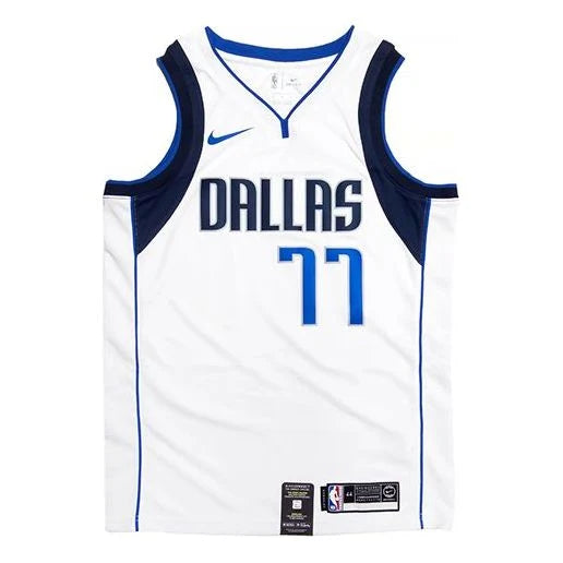 Nike NBA Dallas Mavericks Association Edition Swingman Jersey 'Luka Dončić #77' White 2019 (864411-102)
