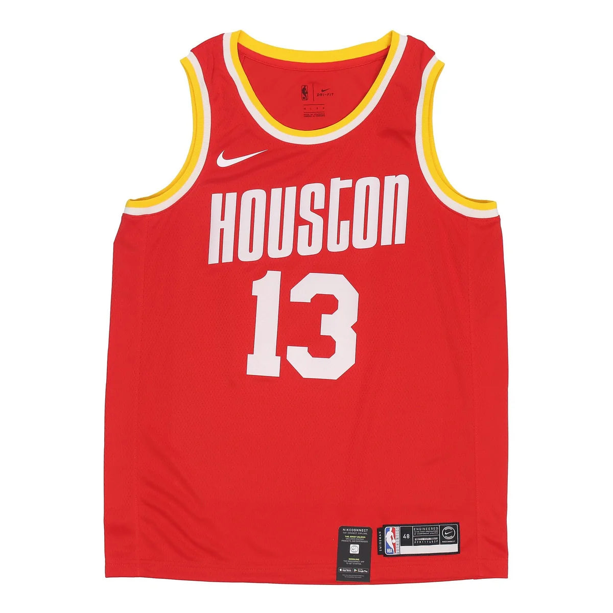 Nike NBA Houston Rockets Hardwood Classics Swingman Jersey 'James Harden #13' Red (BQ8112-659)