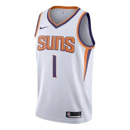 Nike NBA Phoenix Suns Association Edition Swingman Jersey 'Devin Booker #1' White 2017 (864443-101)