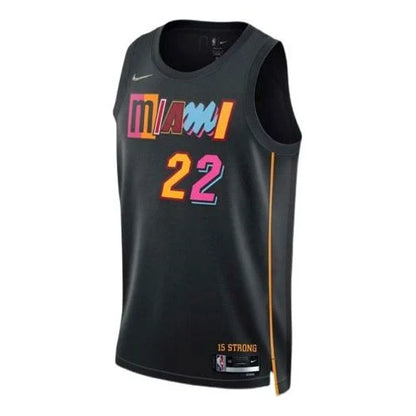 Nike NBA Miami Heat 2021–22 City Edition Swingman Jersey 'Jimmy Butler #22' Black (DB4034-010)
