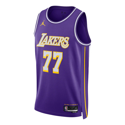 Nike NBA Los Angeles Lakers 2025/26 Statement Edition Swingman Jersey 'Luka Dončić #77' Purple (HM4877-506)