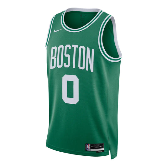 Nike NBA Celtics Icon Edition Jersey 'Jayson Tatum #0' Green 2022 (DN1997-312)