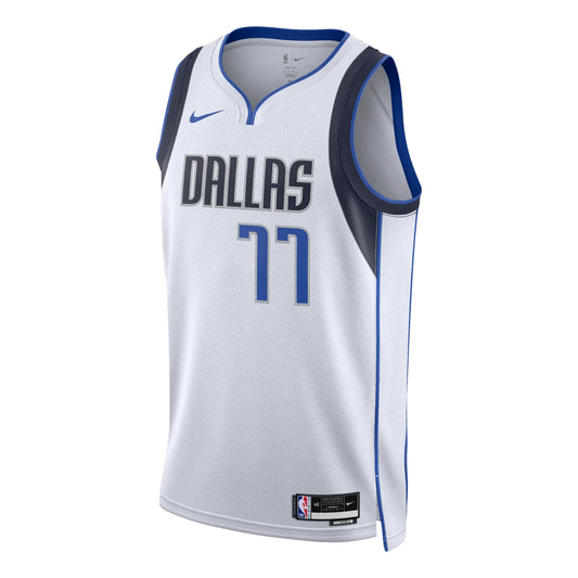 Nike NBA Mavericks Association Edition Jersey 'Luka Dončić #77' White 2022 (DN2074-100)