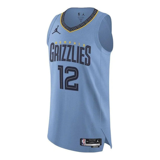 Jordan NBA Grizzlies Statement Edition Jersey 'Ja Morant #12' Light Blue 2022 (DQ0150-422)