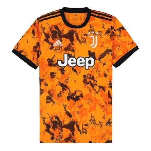 adidas Juventus 2020/21 Away AU Player Edition Short-Sleeve Jersey 'Orange' (GE4854)