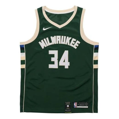 Nike NBA Bucks Icon Edition Jersey 'Giannis Antetokounmpo #34' Green 2017 (864489-323)