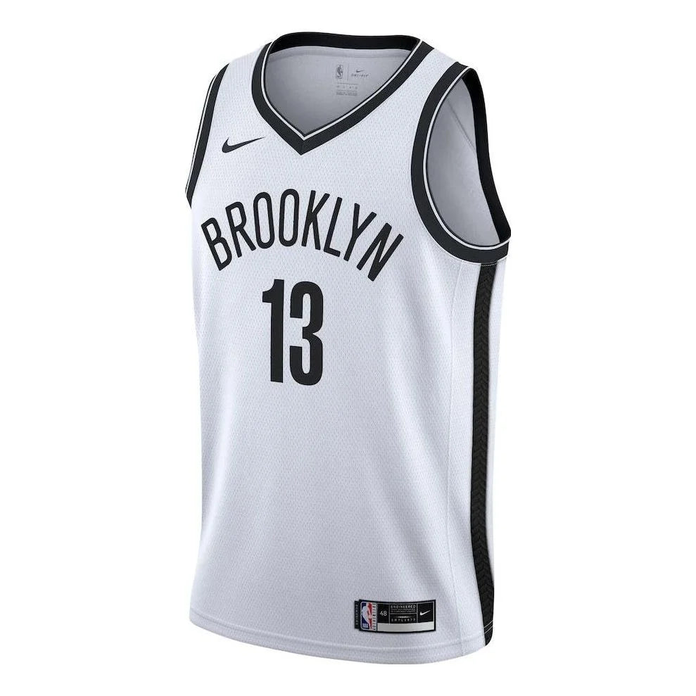 Nike NBA Nets Association Swingman Jersey 'James Harden #13' White (CW3584-100)