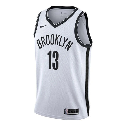 Nike NBA Nets Association Swingman Jersey 'James Harden #13' White (CW3584-100)