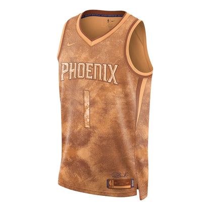Nike NBA Suns Select Series Jersey 'Devin Booker #1' Brown 2023 (FD6233-860)