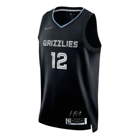 Nike NBA Memphis Grizzlies Select Series Jersey 'Ja Morant #12' Black 2022 (DH8072-010)