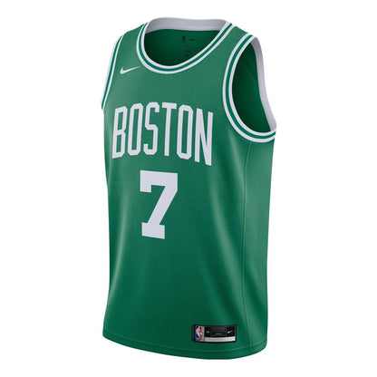 Nike NBA Celtics Icon Authentic Jersey 'Jaylen Brown #7' Green (CW3659-315)