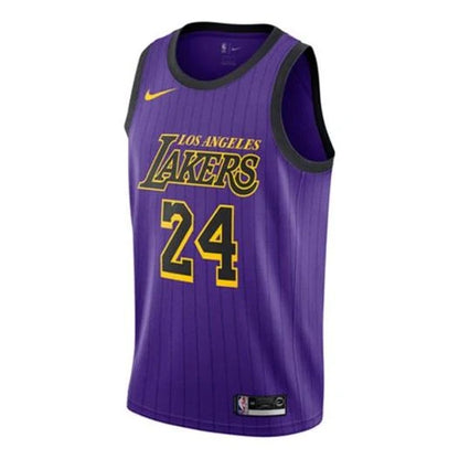 Nike NBA Los Angeles Lakers 2018/19 City Edition Swingman Jersey 'Kobe Bryant #24' Purple (AV4270-505)