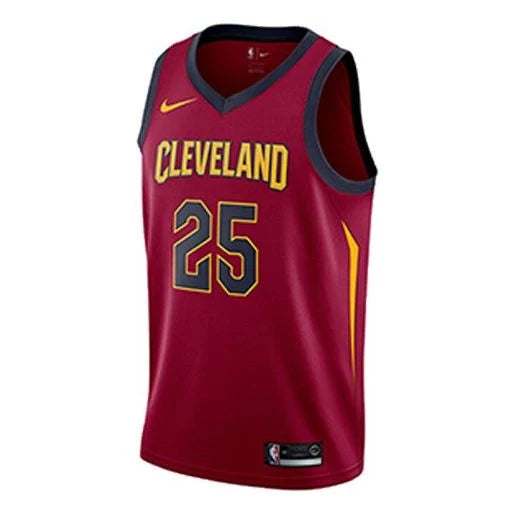 Nike NBA Cavaliers Icon Edition Swingman Jersey 'Tristan Thompson #25' Wine 2017 (864467-685)