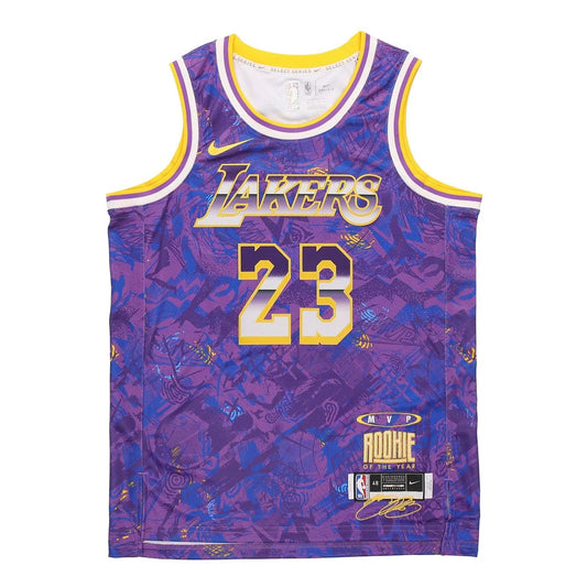 Nike NBA Los Angeles Lakers Select Series Swingman Jersey 'LeBron James #23' Purple 2022 (DA6951-504)