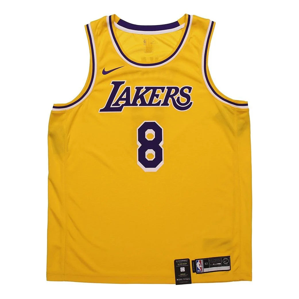 Nike NBA Lakers Icon Edition Swingman Jersey 'Kobe Bryant #8' Gold 2017 (AV1229-728)