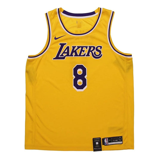 Nike NBA Lakers Icon Edition Swingman Jersey 'Kobe Bryant #8' Gold 2017 (AV1229-728)