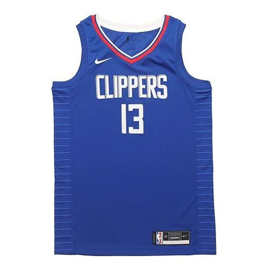 Nike NBA Clippers Icon Edition Swingman Jersey 'Paul George #13' Blue 2020 (CW3668-403)