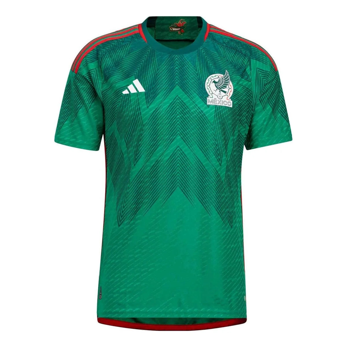 adidas Mexico 2022 Home Authentic Jersey Vivid Green (HD6898) - Asia Sizing