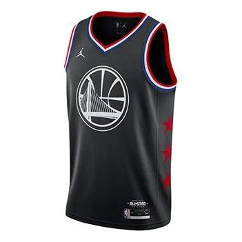 Jordan NBA Golden State Warriors 2019 All-Star Swingman Jersey 'Kevin Durant #35' Black (AQ7295-014)