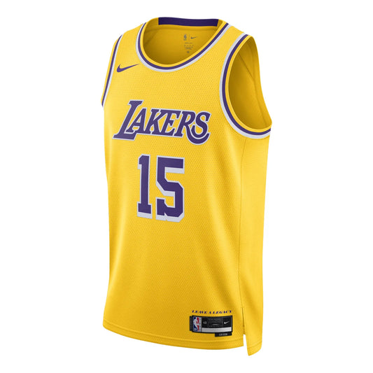 Nike NBA Los Angeles Lakers Icon Edition Swingman Jersey 'Austin Reaves #15' Gold 2024 (DN2009-735)
